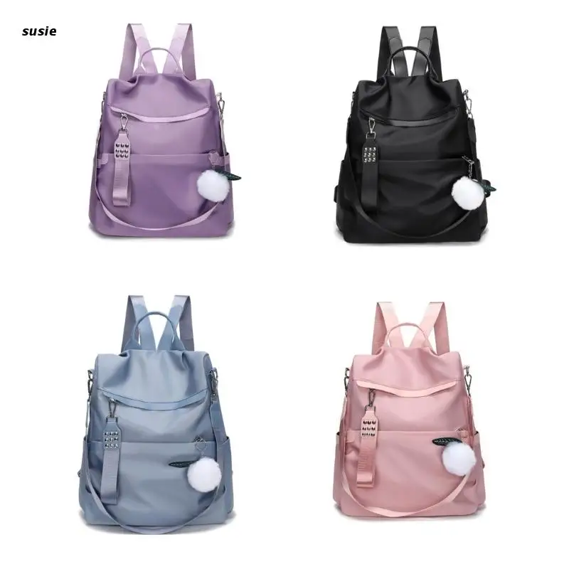 

X7YA Women Backpack for Teen Girls Anti-theft Shoulder Bag Student Daypack Female Bookbag Travel Backpacks