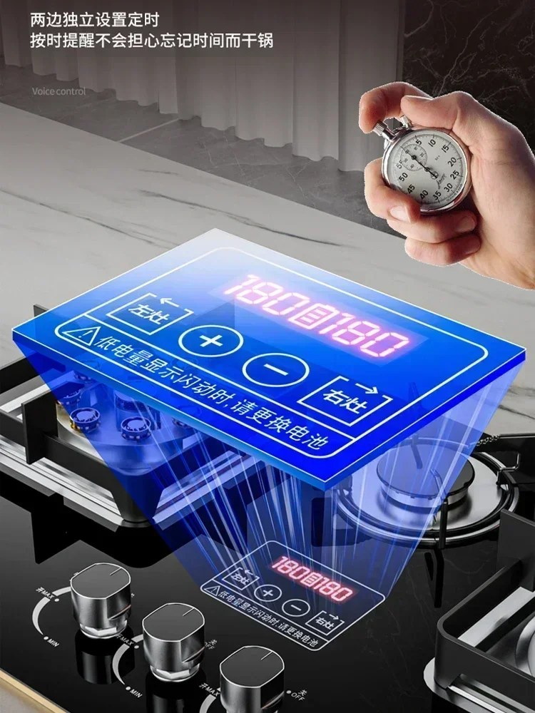 Газовая плита с тремя глазами Новая Домашняя Настольная природным газом