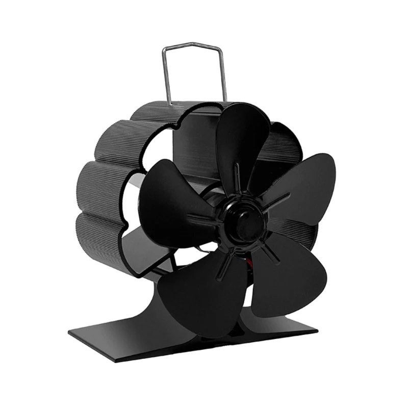 

652F Optimize Heat Output with this Heat Powered Stove Fan Warm Air Saving Fuels
