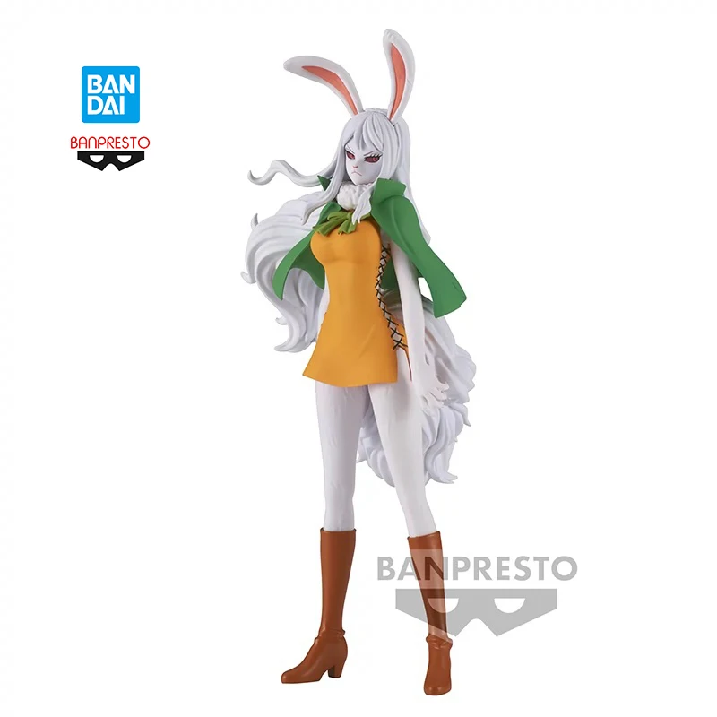 

In Stock Original 16Cm Bandai Banpresto Anime Figure One Piece DXF Carrot Sulong Figuras Anime Scenery Model Toys Doll