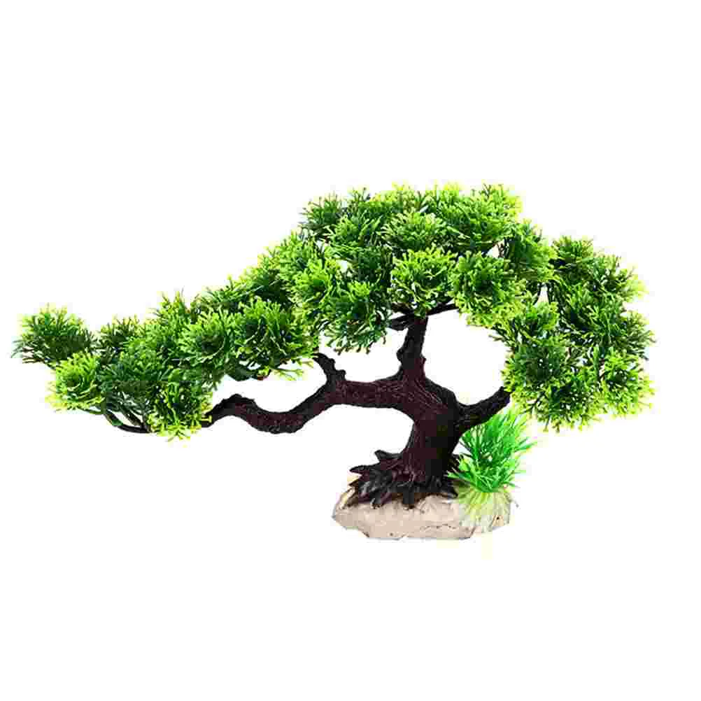 

Tankaquarium Treebonsai Artificial Pine Decorornamentlandscape Decoration Fakeaquaticwaterrockery Decorations Simulation Potted