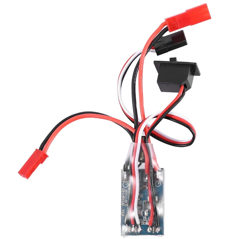 

Rc Car 10A Brushed Esc Two Way Motor Speed Controller No Brake For 1/16 1/18 1/24 Car Boat Tank F05427