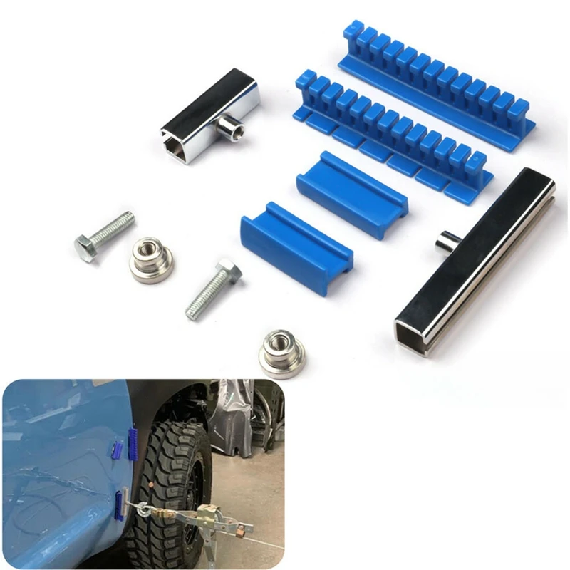 

6 шт. универсальный автомобильный инструмент для ремонта вмятин без покраски клейкие вкладыши набор инструментов ремонтная присоска прокладка запасные части