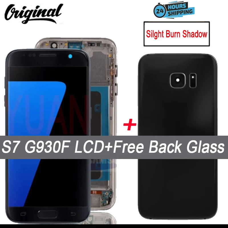 ЖК-дисплей 5 1 ''Super AMOLED для SAMSUNG Galaxy S7 G930 G930F сенсорный экран с дигитайзером в