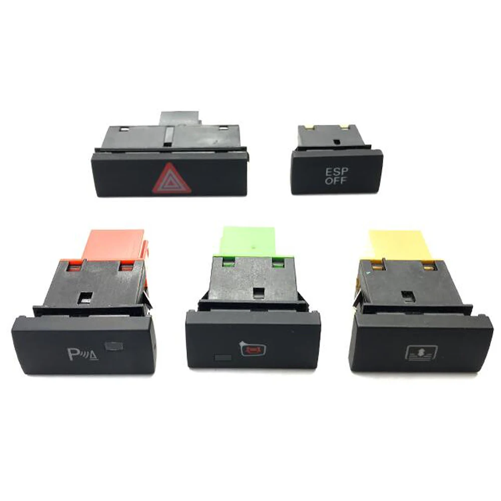 

Auto Emergency Flasher Switch ESP Switch Roller Shutter Switch Reversing Radar Switch Lane Change Assist Switch For Audi A6L