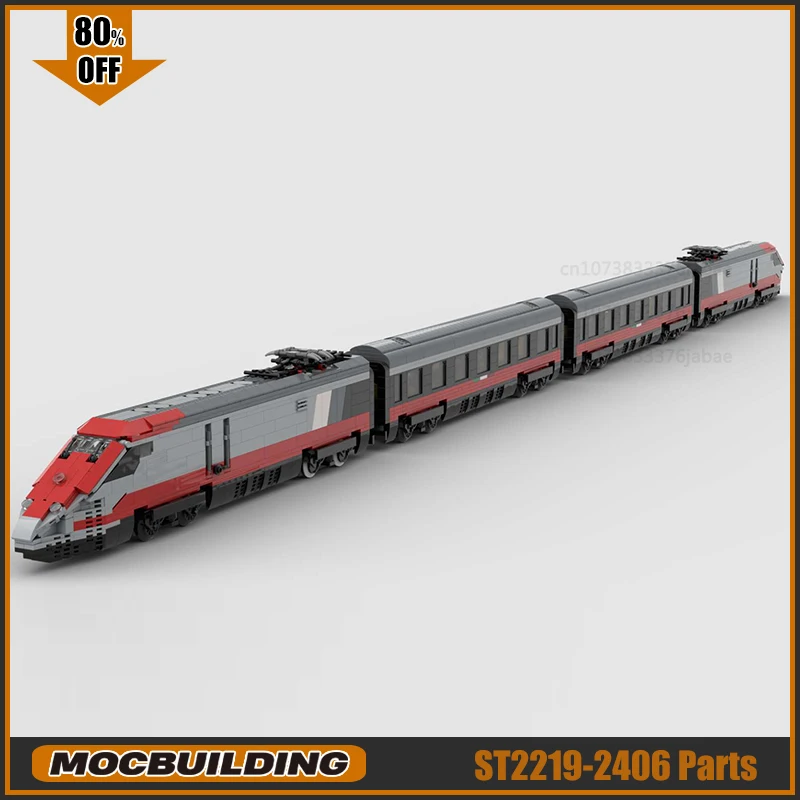 Freccia Высокоскоростной поезд MOC Строительные блоки Национальная городская серия