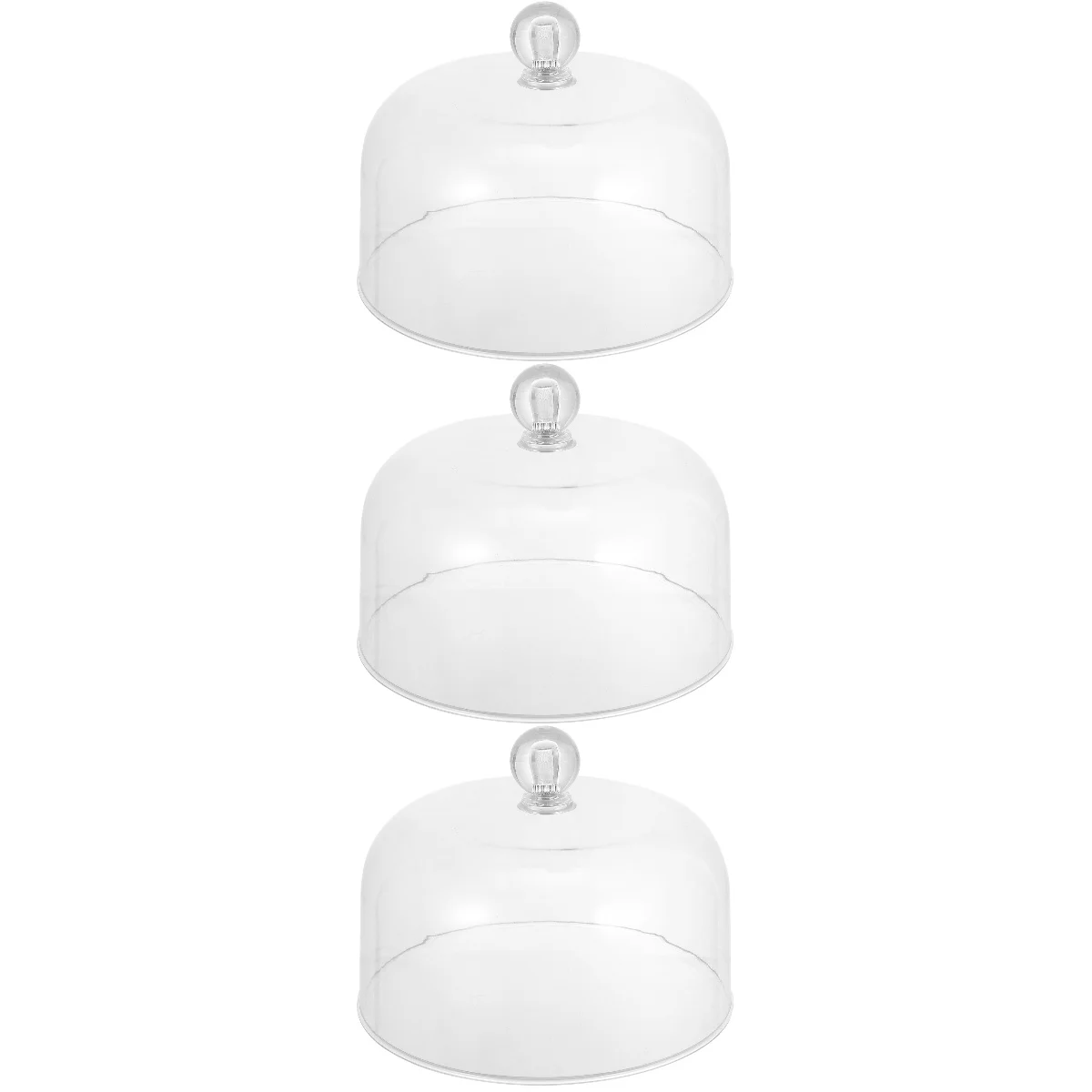 

Cover Cake Dome Platedisplay Dessert Acrylic Tray Mini Dish Crystal Baking Platter Serving Holder Storage Householdshatterproof