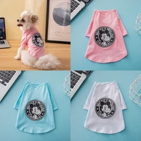 disney 2022 summer cotton dog clothes cartoon mickey mouse print pet clothes outdoor puppy coat for small and medium dogs