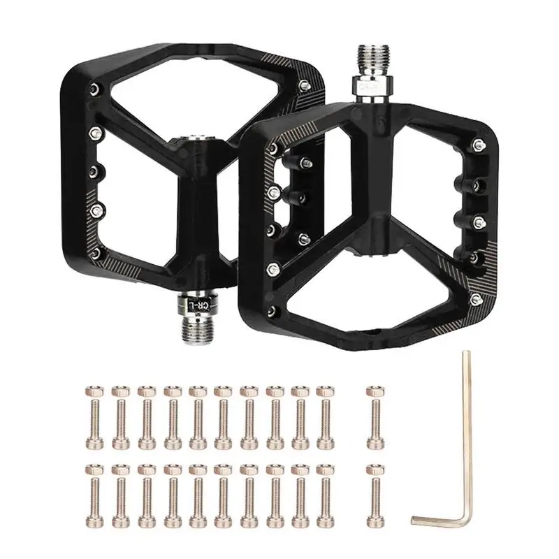 Pedals With Cleat Design Sealing Cover And Hollow-carved Des
