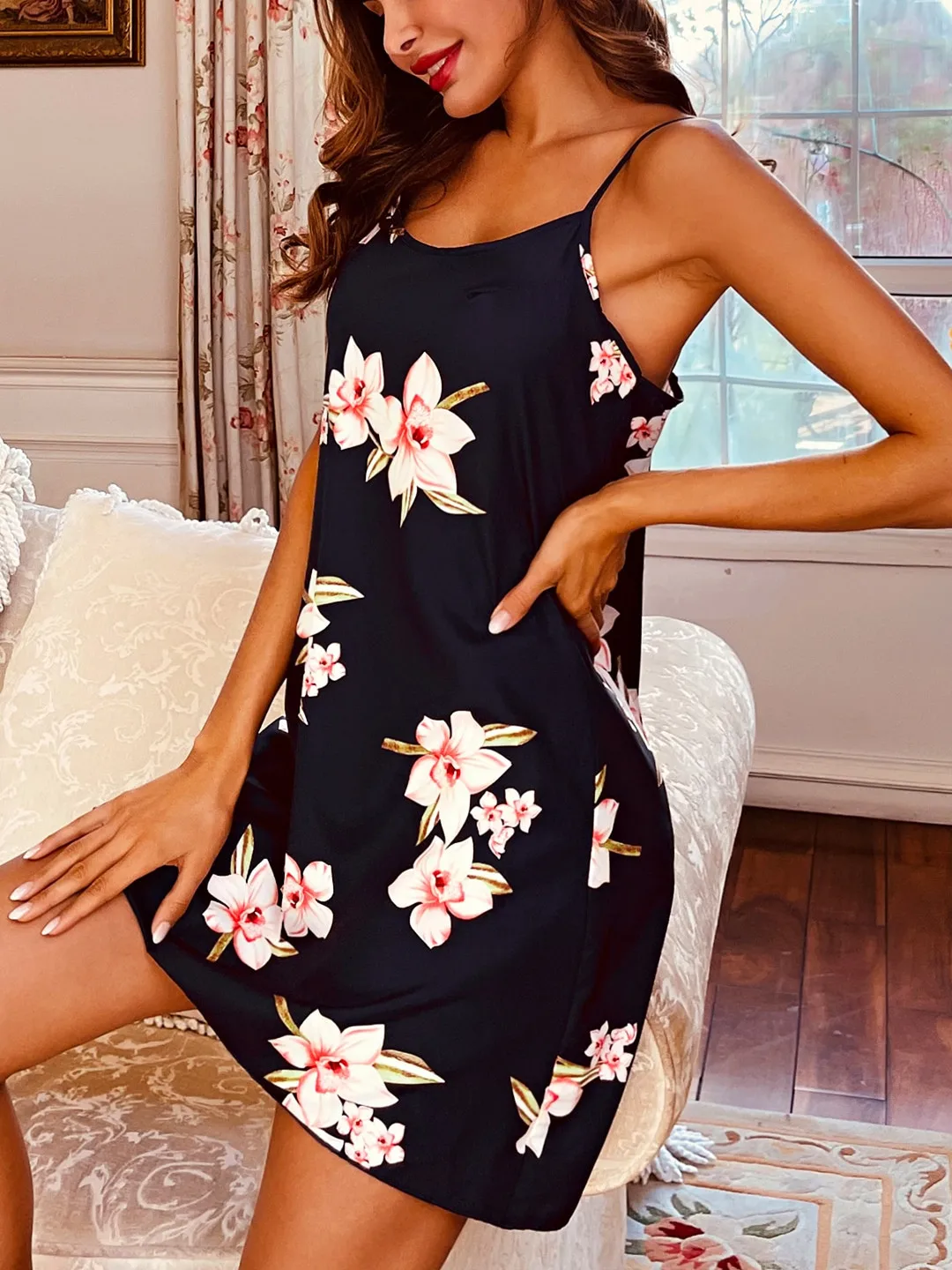 Ночная сорочка с принтом