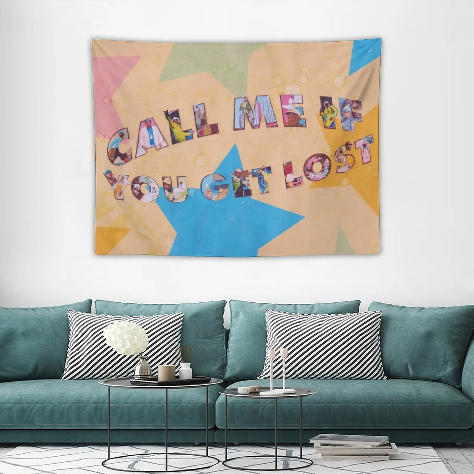 Tyler Call Me If You Get Lost Гобелен на заказ Настенный ковер Милый декор комнаты Подвесной