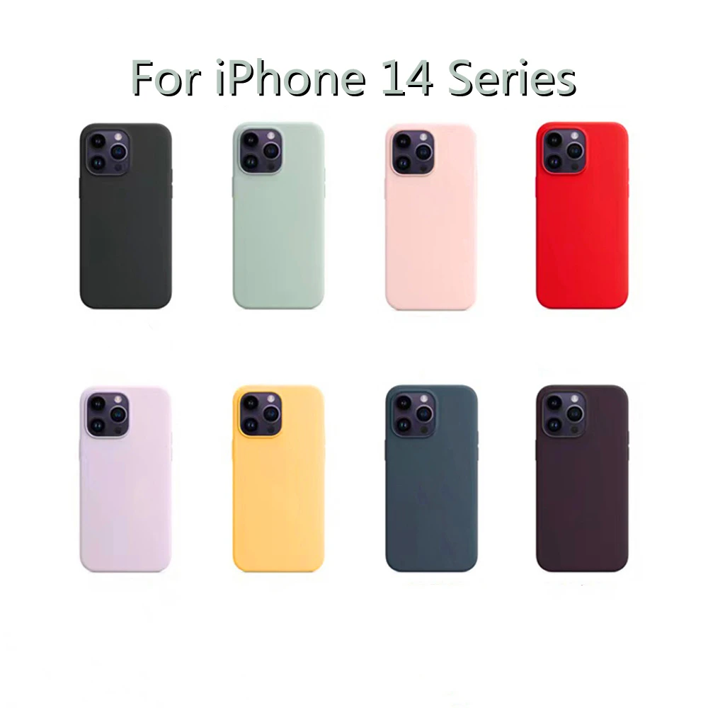 Tanie Oryginalny Płynny żel Krzemionkowy Do IPhone 14 Plus 14 Pro Max Etui Do Magsafingu Bezprzewodowe ładowanie Osłony Chroniące Przed Upadkiem Z Obudową