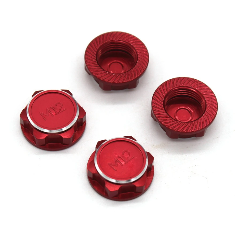 

4Pcs 17mm M12 Metal Wheel Hex Nut Cover for 1/7 King Motor KM RC Rally Car Arrma Mojave Upgrades Parts Accessories,1