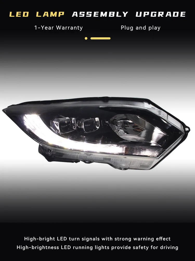 Автомобильная осветительная лампа для Honda светильник Vezel 2015 2016 2017 2018 светодиодная