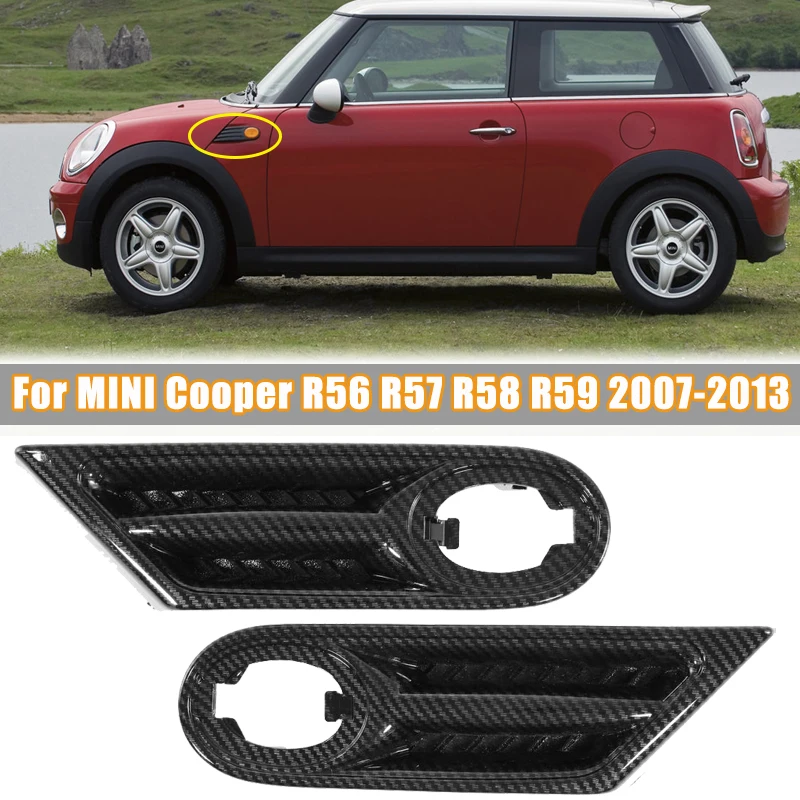 Car Side Fender Marker Light Housing Cover (without bulb) for BMW MINI COOPER R56 R57 R58 R59 2007-2013 63137260202 63137260201