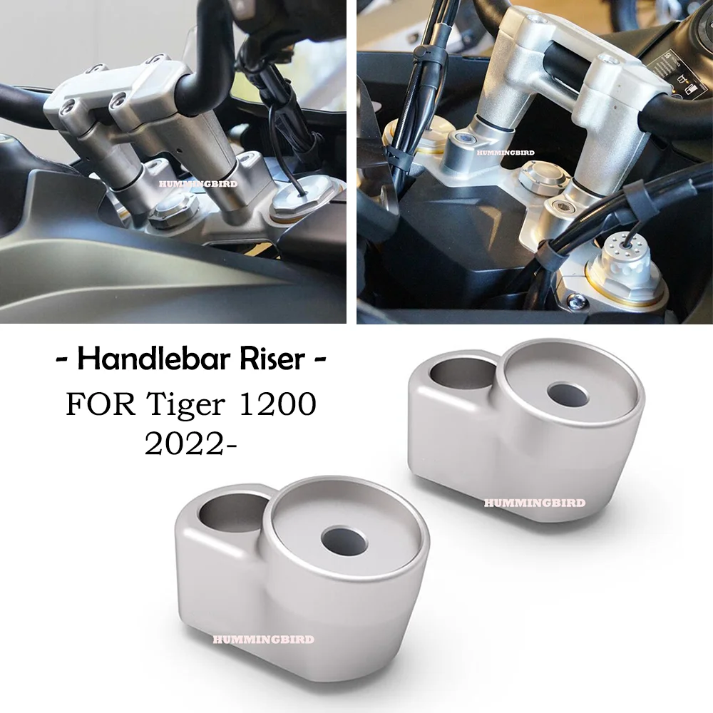 

For Triumph Tiger 1200 Tiger 1200GT Tiger 1200GT PRO 2022- Accessories Handlebar Risers Bars Clamp With Offset Tiger1200
