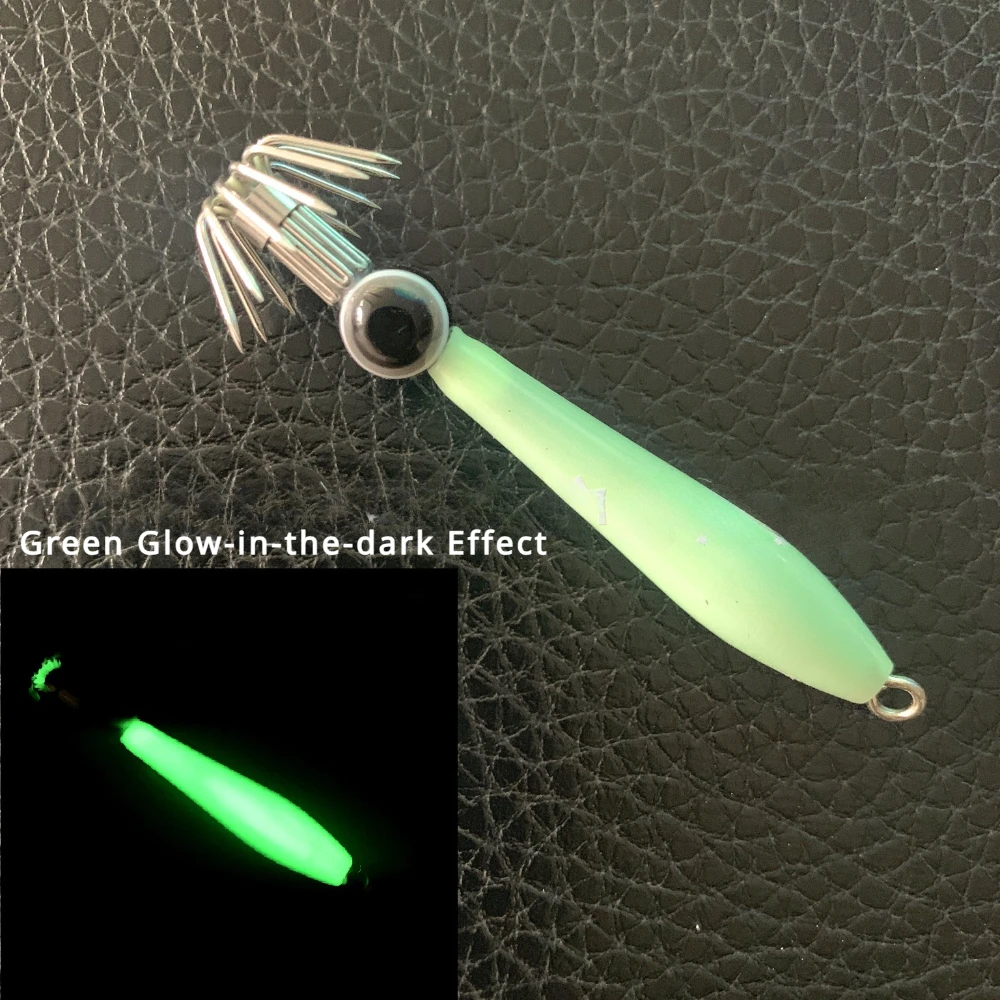 Светящийся крючок для надувной лампы кальмара 65 мм рыболовные снасти из