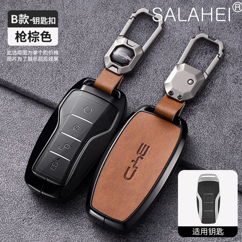 

Car Remote Key Case Cover Shell Fob For BYD Han Ev Tang Second Generation Dm Qin PLUS Song Pro MAX Yuan Keychain Accessories