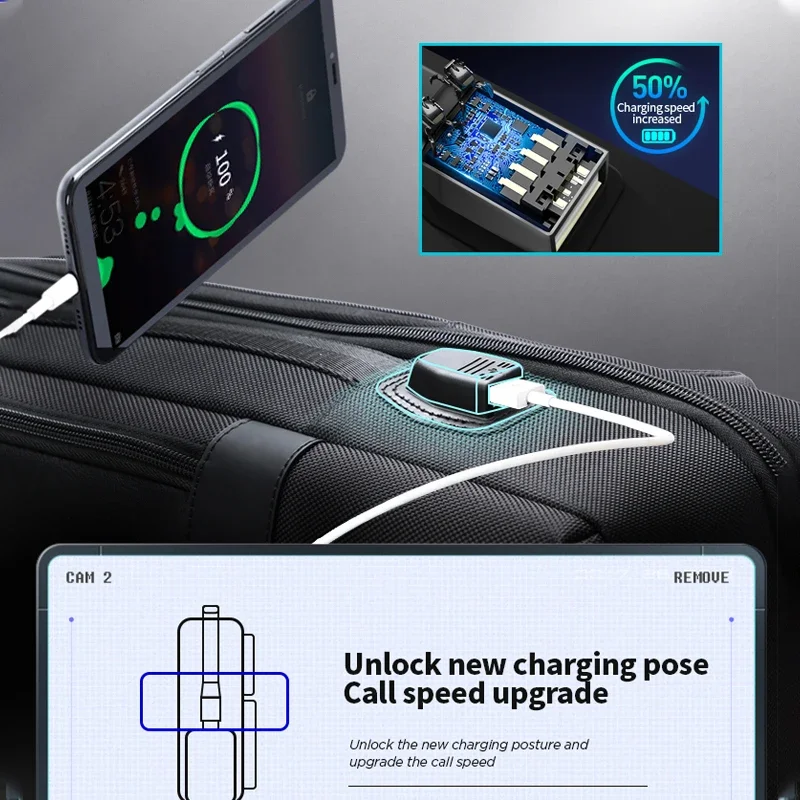 BOPAI Бизнес USB-зарядка с защитой от кражи Водонепроницаемый Smart 15 6 Расширяемый