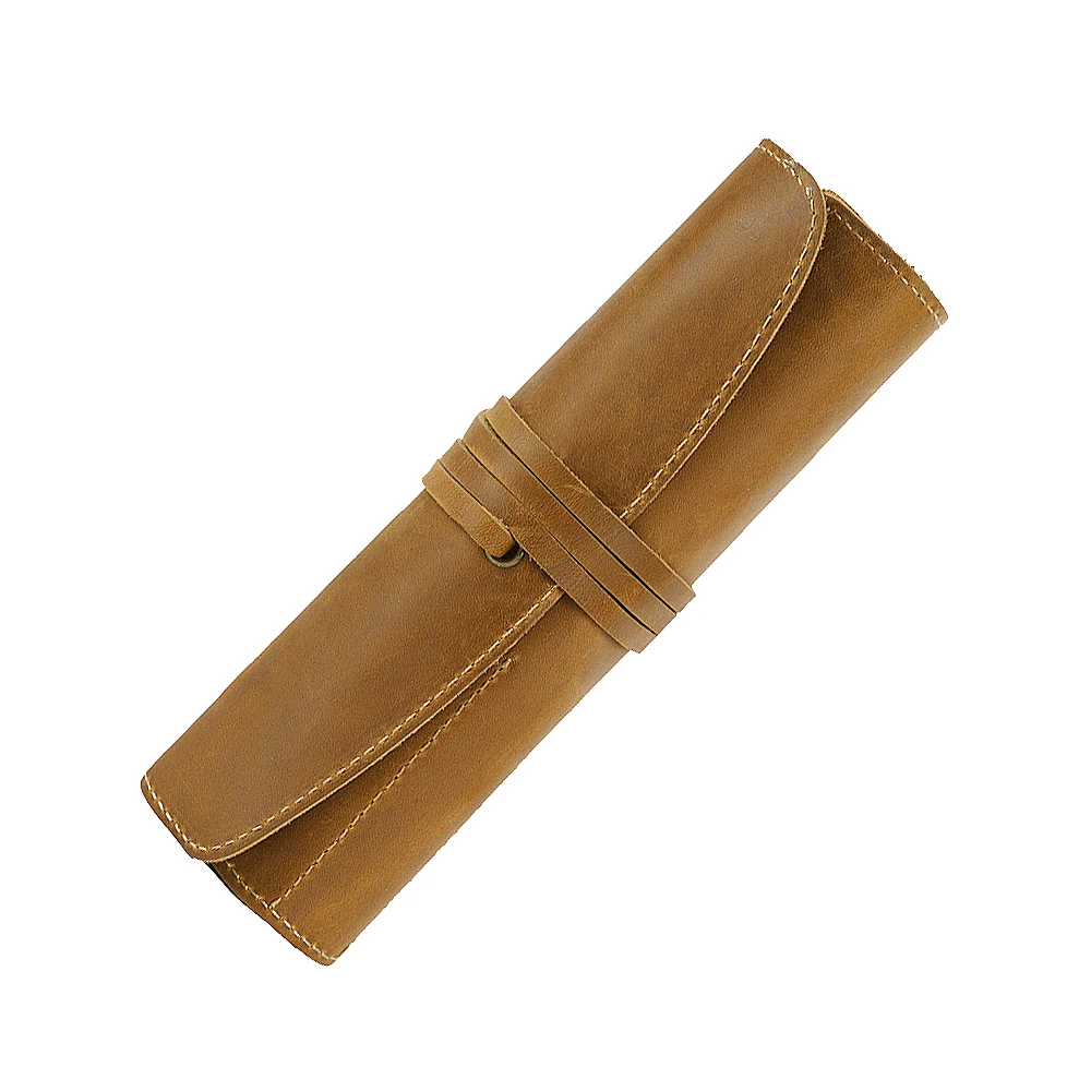Bag Storage Pouch Rollup Pen Bag Organizer Wrap Bag Vintage Retro Creative Stationery Product