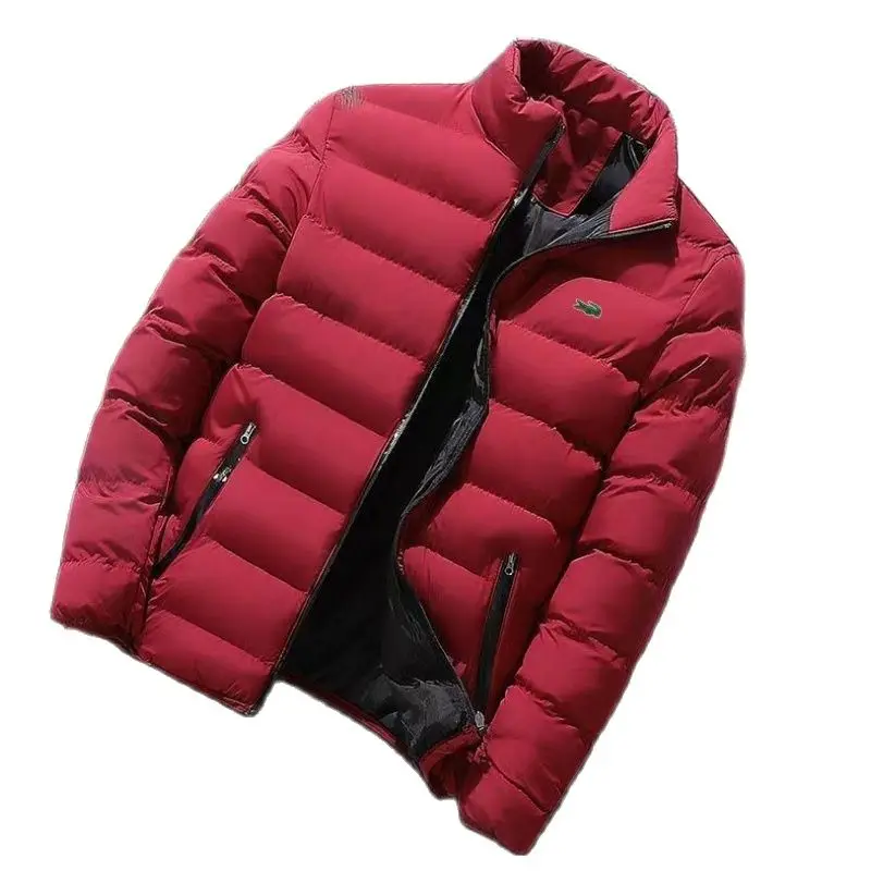Men's 2023 casual embroidered jacket autumn/winter business jacket CARTELO hooded zippered baseball jacket cotton jacket