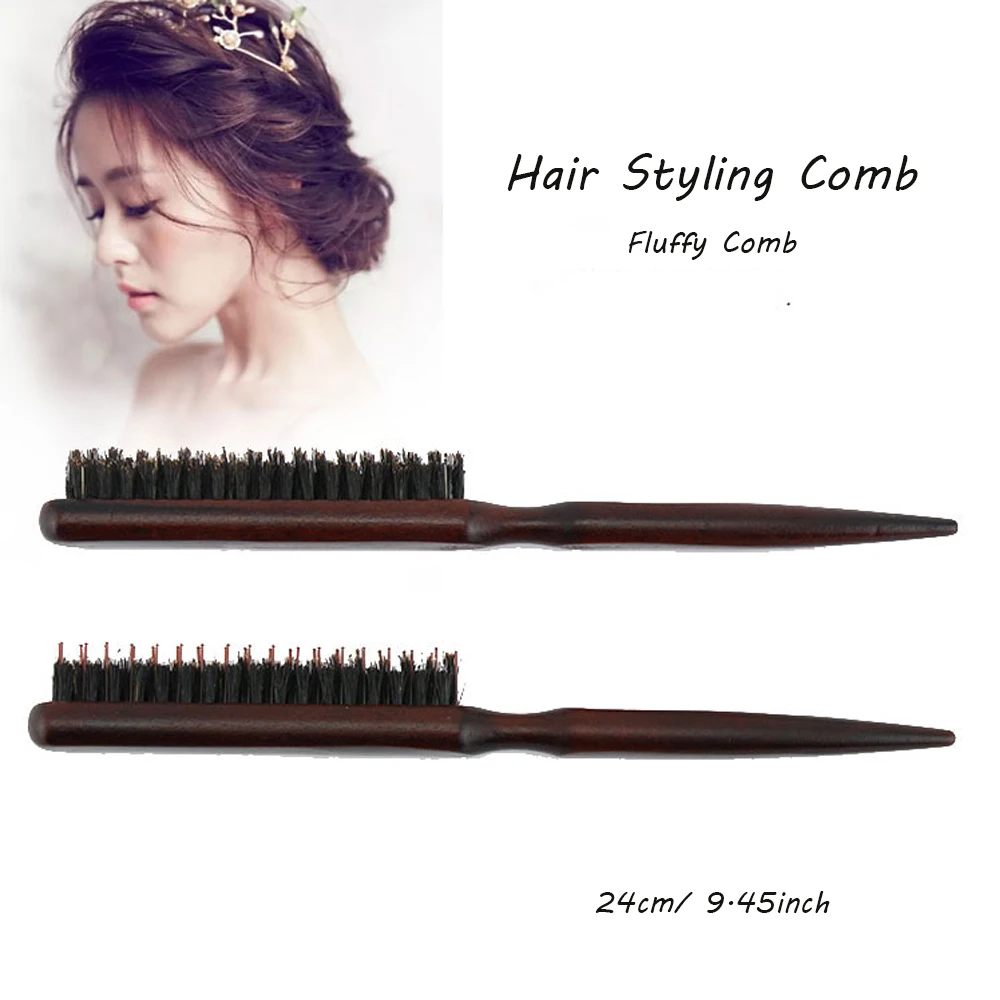 

Softness Shine Teasing Brush for Women Teasing Comb Edge Control Backcombing Styling Hair to Create Volume Barber Accessories