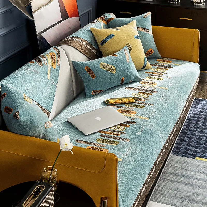 

Sofa Cushion Luxury Modern High-end Chenille Four Seasons General couch cover Anti-skid Simple Dirt resistance Cover Cloth