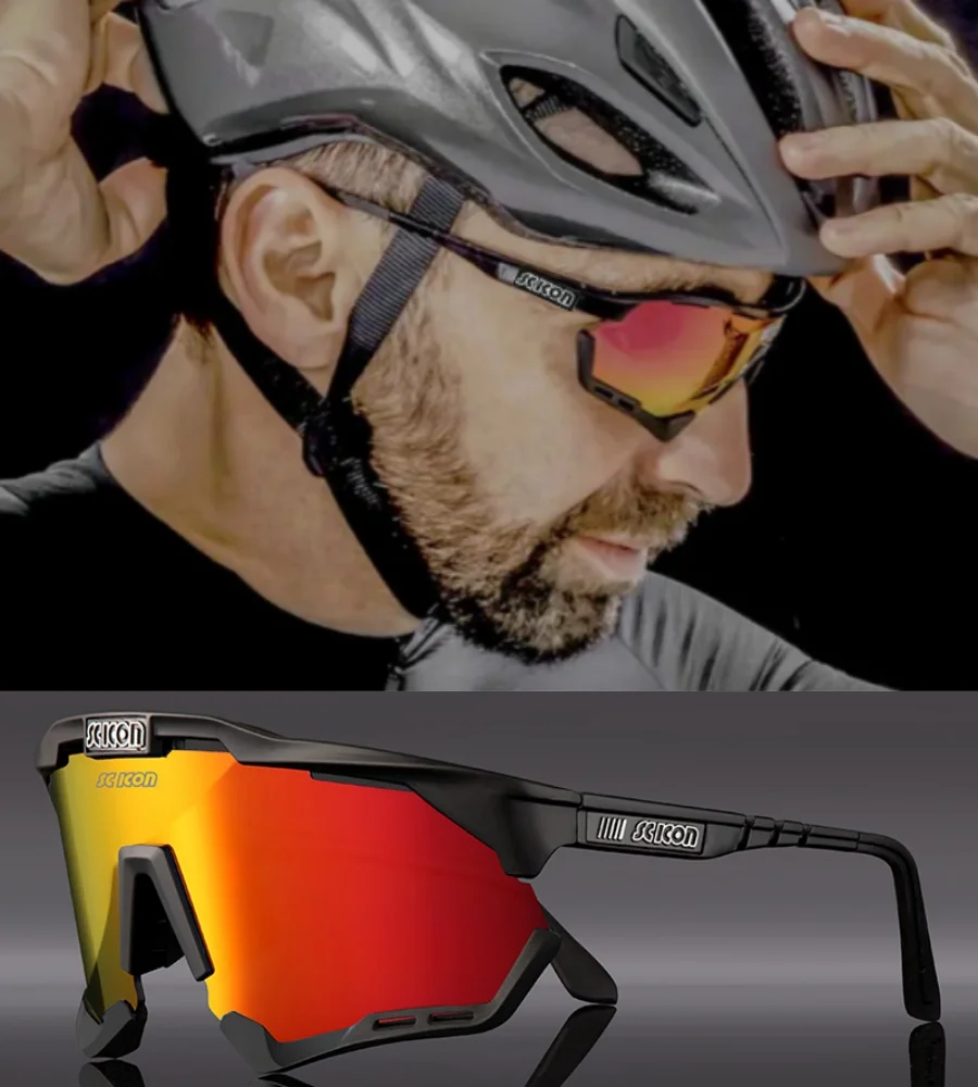 Велосипедные солнцезащитные очки поляризованные для велоспорта сверхмощные