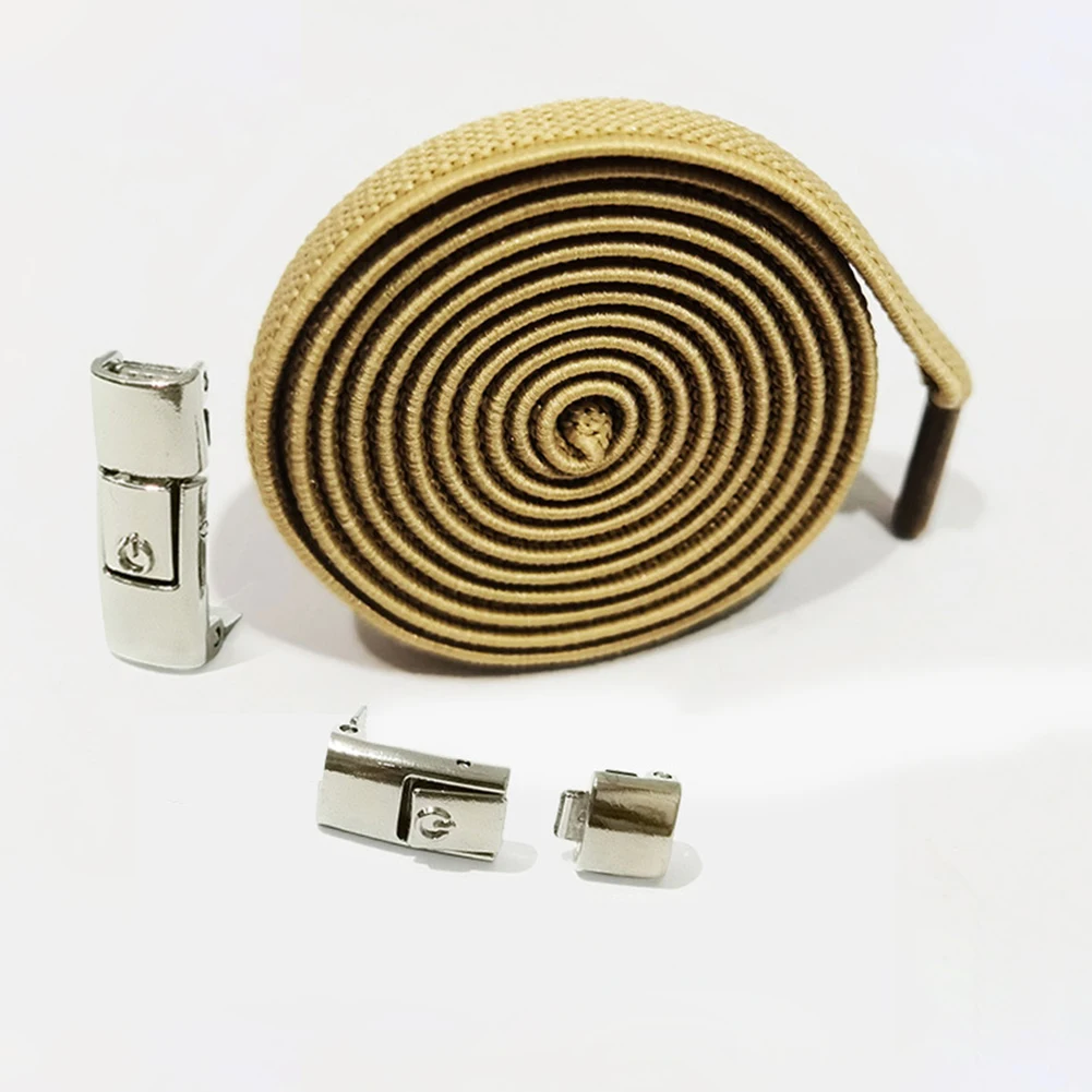 

Shoelace for Sneakers Elastic Shoe Laces Round No Tie Shoelaces Sneakers Flat Shoelaces Shoe Buckle No Tie Shoelace Shoe Buckle