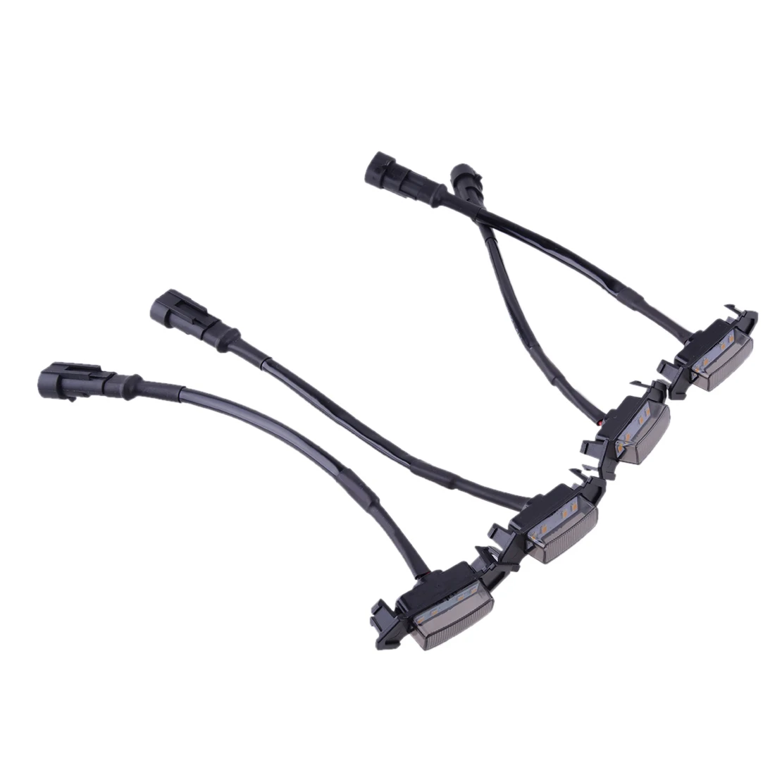 

4Pcs/Set Front Bumper Grille Running Lights Lamps Fit for Honda CR-V 2022 2021 2020 2019 2018 2017 Smoked Lens LED