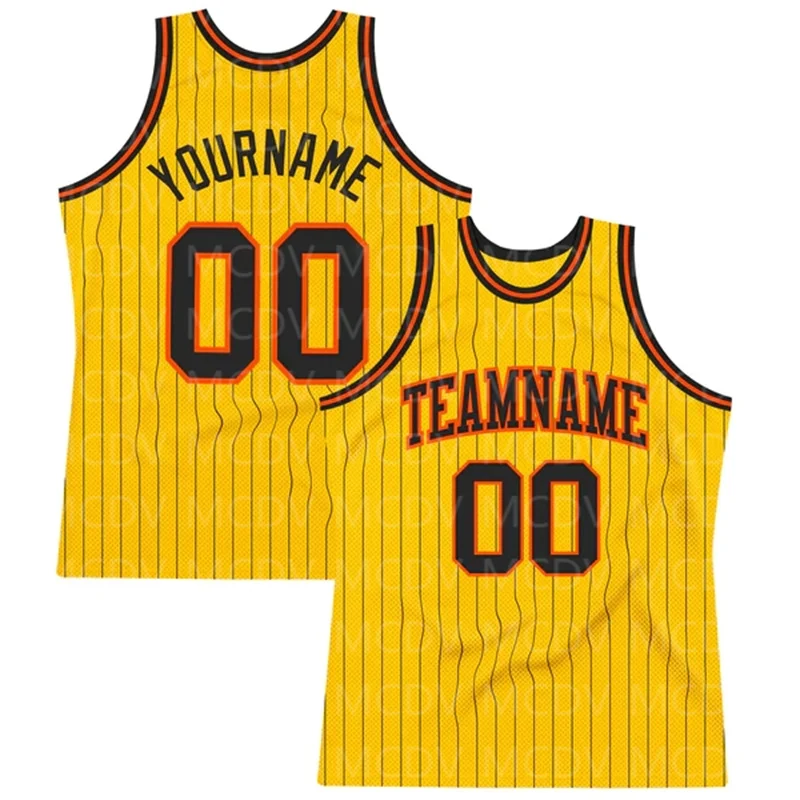 

Оригинальная баскетбольная майка золотистого, черного, оранжевого цветов с 3D-принтом, с надписью и номером для команды, тренировочная одежда для взрослых и молодежи