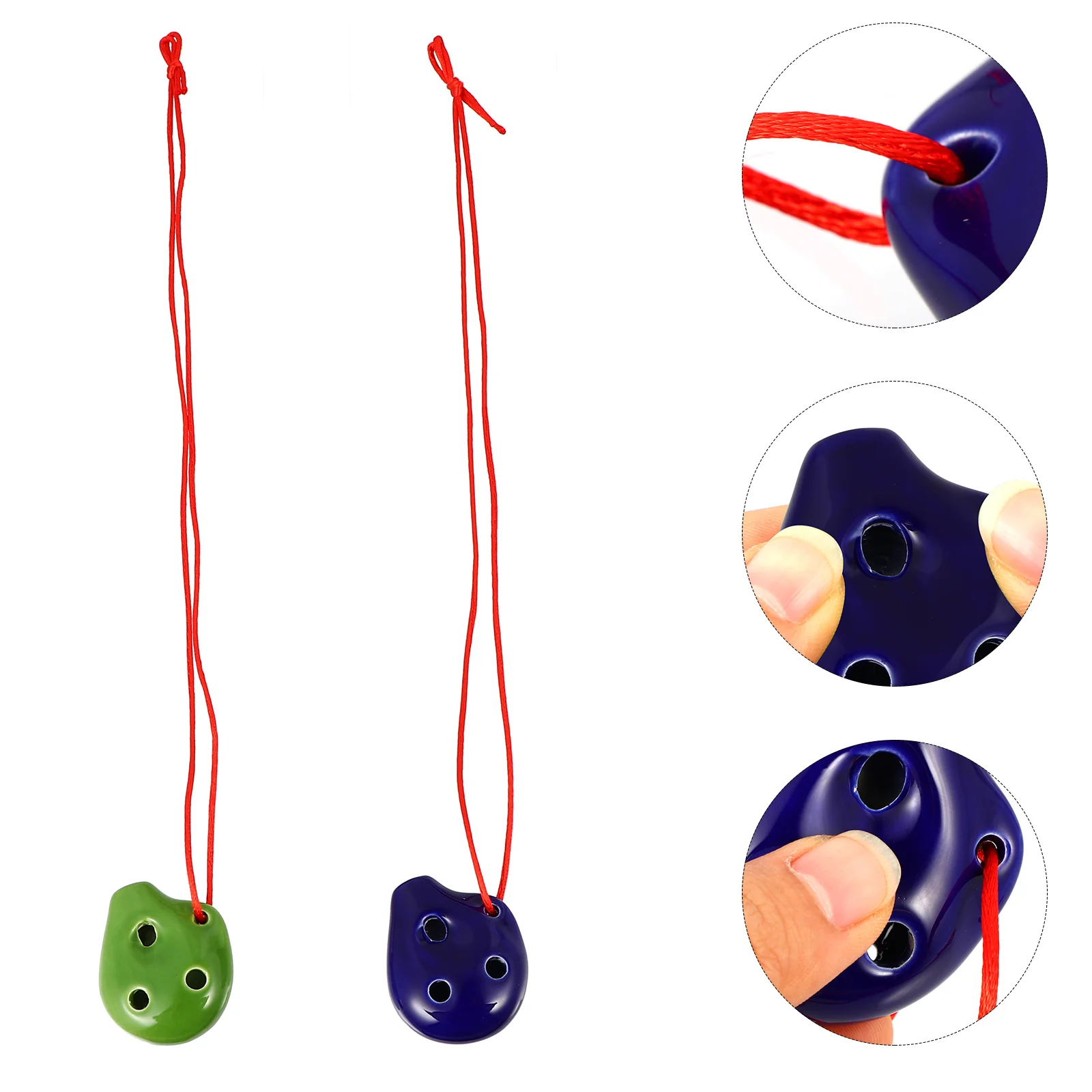 

Sound Toy Music Instrument Ocarina 6 Hole Ceramic Alto Plastic Flutes