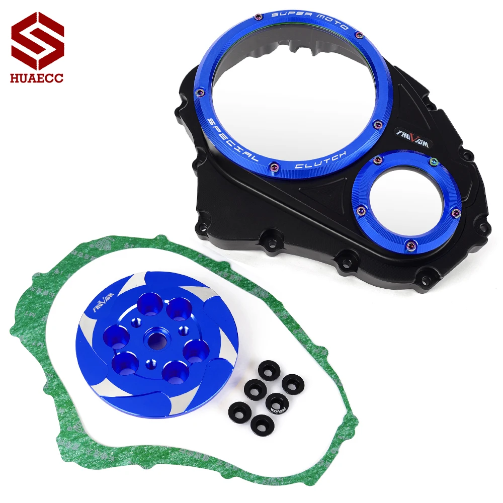 Прозрачный защитный чехол сцепления для гоночного двигателя с ЧПУ