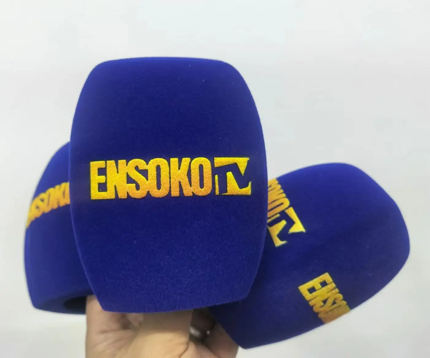 Фото Изготовленный на заказ микрофон, пенопластовый логотип, печатный квадратный пенопласт, флокирующийся микрофон, губчатый чехол, лобовое стекло, микрофон, лобовое стекло, ТВ-станции, интервью №4