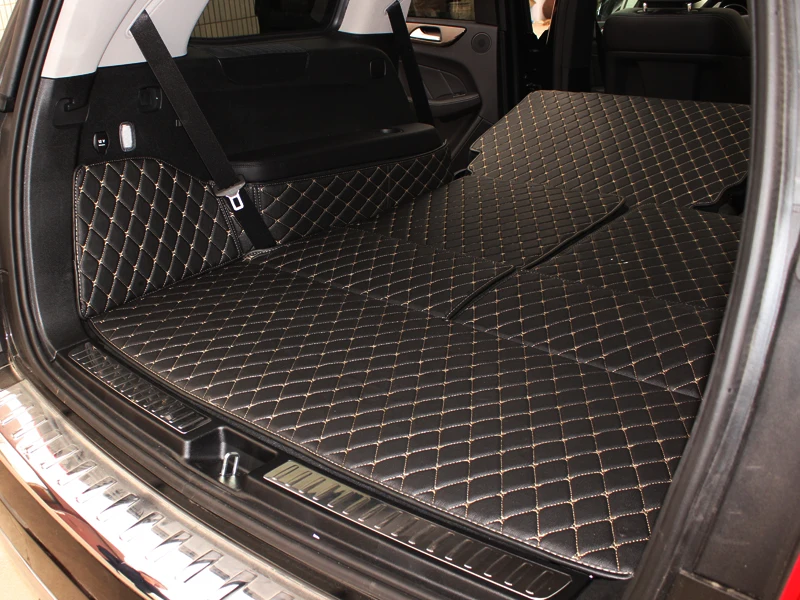 Good quality! Special car trunk mats for Mercedes Benz GLS 550 7 seats 2019-2016 boot carpets cargo liner cover GLS550 2018