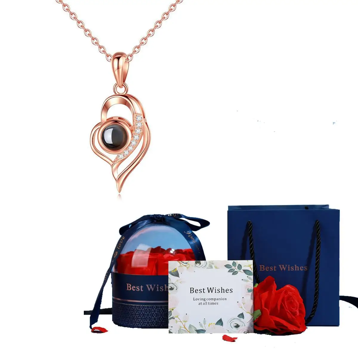 Ожерелье с подвеской-проектором 100 языков