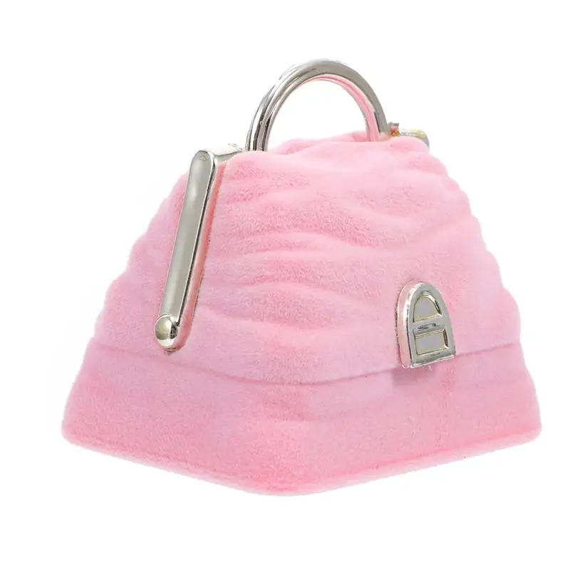 

Creative Jewelry Storage Case Ring Storage Box Flannel Ring Storage Container