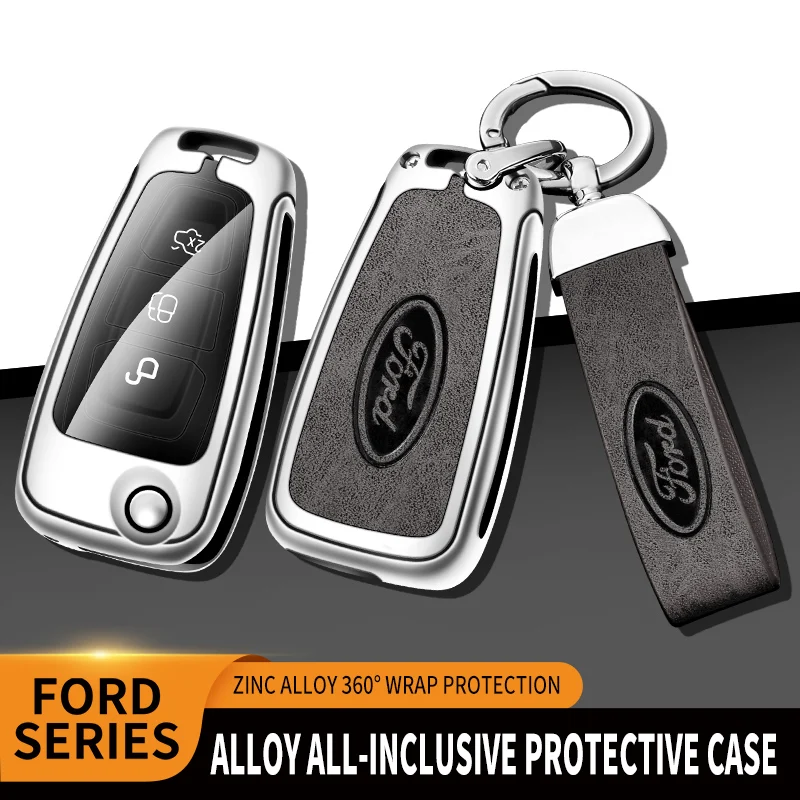 

Car Key Cover Fob Case Shell Bag For Ford Ranger C-Max S-Max Focus Galaxy Mondeo Transit Fiesta Escape Ecosport Tourneo Custom