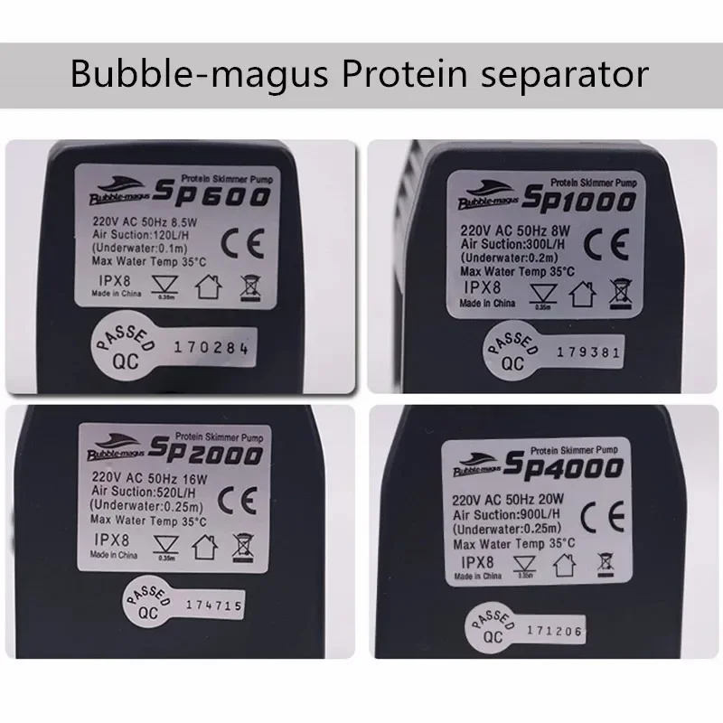 Фото Насос Bubble Magus SP-600/1000/2000/4000 220В с игольчатым колесом, оригинальная запасная часть для насоса протеинового скиммера №2