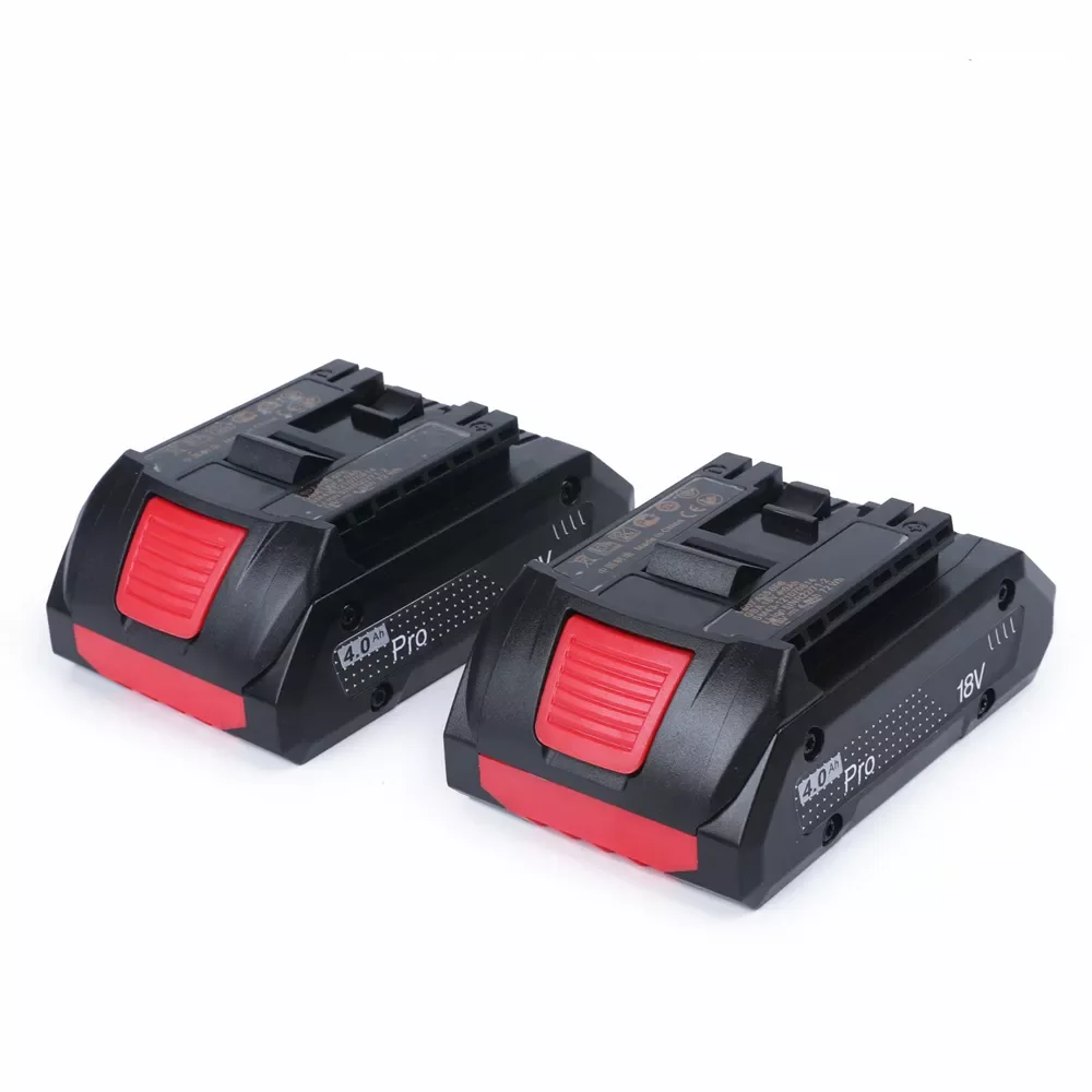 

Two Packs 18V 4.0Ah Lithium-Ion Battery for Procore 1600A016GB for Bosch 18 Volt MAX Cordless Power Tool Drills, Free Shipping