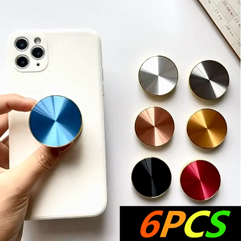 

Cheap 6pcs Air Sac Finger Holder Grip for Phone Korean Ins CD Texture Mobile Cellphone Stand Girptok Telephone Accessories Batch