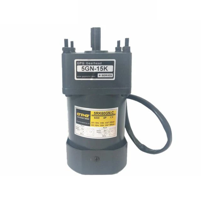 

90mm outer dia 60W Gear Induction Motor 5RK60GN-C 5GN-5K 10K 12.5K