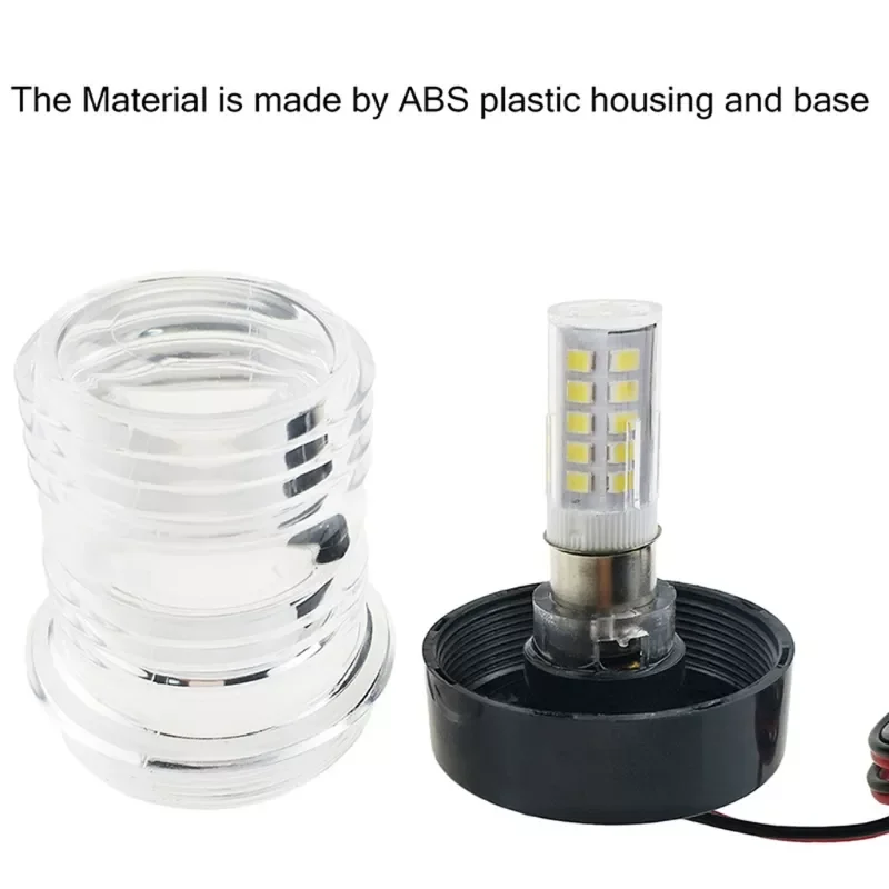 

Marine Navigation Light 12V 24V Boat All-round Light Marine Boat Singnal Light for Pontoon Power Boat and Skiff