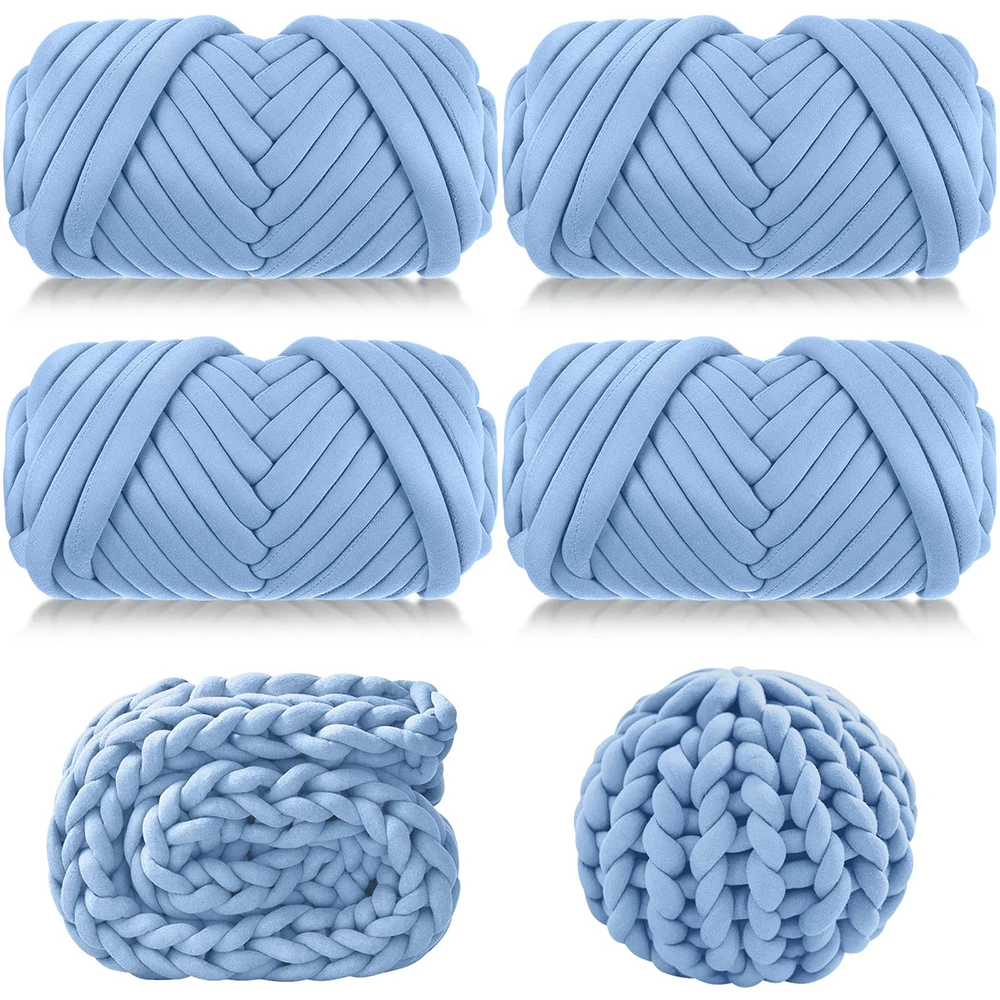 

Velvet Thick Super Bulky Chunky Yarn Hand Knitting Woven Thread Basket Blanket Carpets Giant Yarn DIY Arm Hand-knit Blanket 1kg