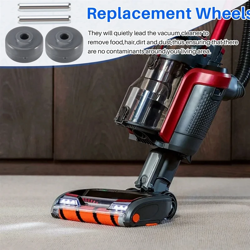 10 Pcs Front Wheels For Shark Vacuum Cleaner NV350 NV351 NV352 NV355 NV356E NV500 NV501 NV502 And More