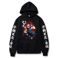 anime hoodie demon slayer hoodies printed harajuku sweatshirts manga men women long sleeve pullover casual streetwear clothes