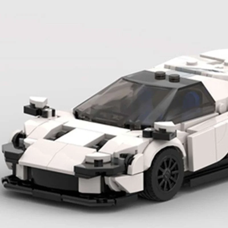 MOC блоки Совместимые с LEGOs Ferraris SP3 модели автомобиля монтажный блок игрушки
