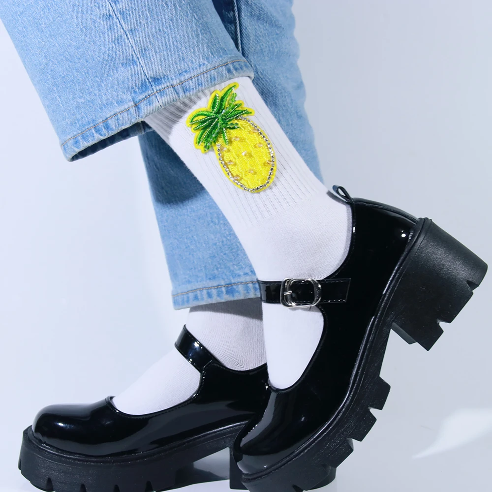 Женские носки средней длины дизайнерские модные уличные великолепные подарки