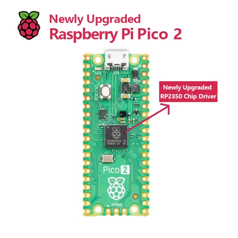 Raspberry Pi Pico 2 с микроконтроллером RP2350
