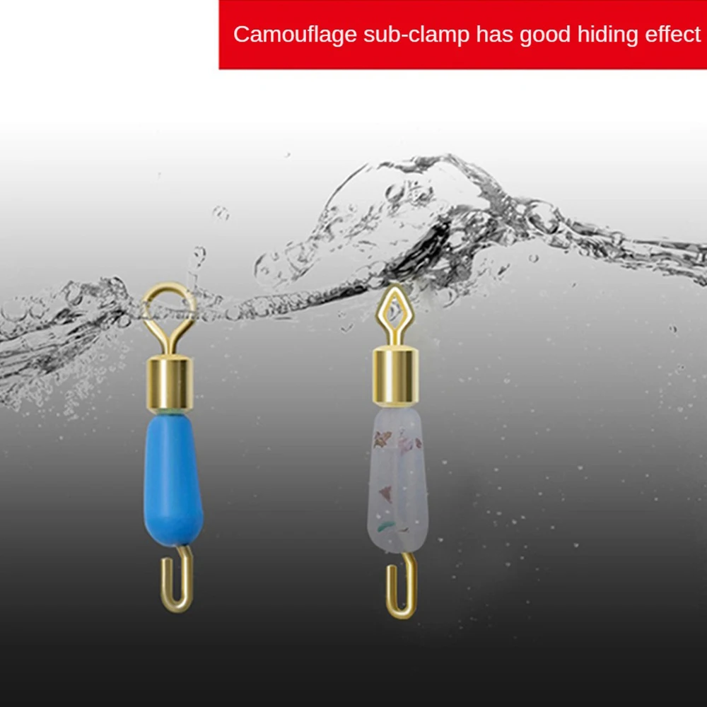 

100Pcs Fishing Swivels Snap Rolling Connector Line Clip Ring 8 Word Ring Fast Link Fishing Button Convenience Tackle Accessories